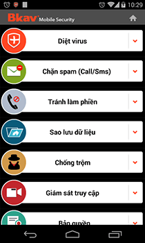 Tải Bkav mobile security phiên bản mới nhất