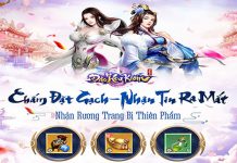Tặng GiftCode Đào Hoa Kiếm cho tân thủ và cách nhận quà GiftCode tân thủ Đào Hoa Kiếm