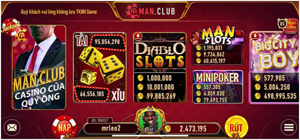 Đánh giá game bài đổi thưởng ios trên Man Club 02