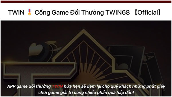 TWIN - Cổng game bài đổi thưởng quốc tế chất nhất quả đất 01